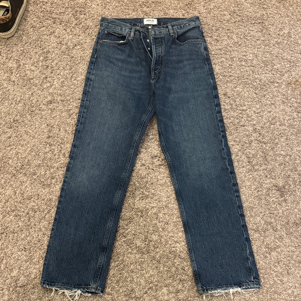 Agolde Dark Blue 90’s pinch Straight Jeans